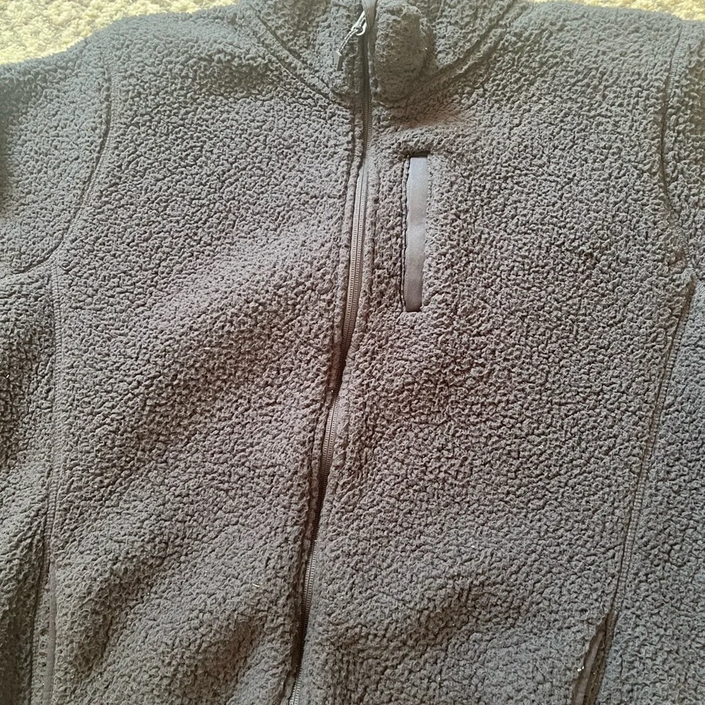 Eddie Bauer Charcoal Fleece Jacket